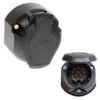 13pin Euro Plastic Socket With Gasket 12v -CampLux Sales Shop 13pin socket 81178.1615473117