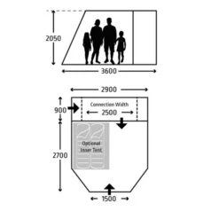 Kampa Action AIR Drive-Away Awning Bundle Deal 9 Kampa Action AIR Drive-Away Awning Bundle Deal -CampLux Sales Shop 2021 Drive Away Awning Floorplans BLK V2 Action13 41271.1659442323