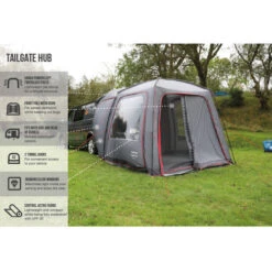 Vango Tailgate Hub Low Drive-Away Awning -CampLux Sales Shop 2021 Vango Call Out Tailgate Hub HI 13119.1677839176