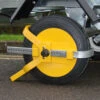Universal Wheel Clamp 8"-10" -CampLux Sales Shop 9061 FITTED TO TRAILER 75429.1507998495