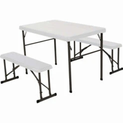 Blow Moulded Picnic Table And Bench Set