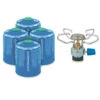 Campingaz CV470 4 Pack Cartridge Special Inc Bleuet Micro Plus Stove -CampLux Sales Shop Bluet Stove package 58214.1713607533