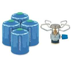 Campingaz CV470 4 Pack Cartridge Special Inc Bleuet Micro Plus Stove