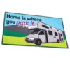 Home Is Where You Park It (motor Home) Door Mat -CampLux Sales Shop C0051N midsize 45956.1700213109