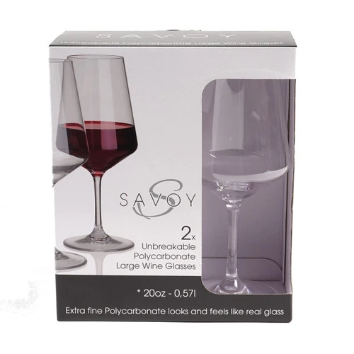 Savoy Red Wine Glasses 20oz - 2 Pack 4 Savoy Red Wine Glasses 20oz - 2 Pack - Image 2