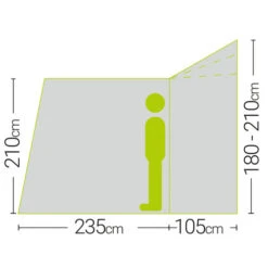 Quest Falcon 300 Poled Drive Away Awning (low) -CampLux Sales Shop Driveaway2 25022.1664185535