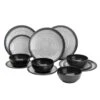Flamefield Granite Grey 12pc Dinner Set 1 Flamefield Granite Grey 12pc Dinner Set -CampLux Sales Shop GG0112 Granite 12 pcs Set Grey 02049.1688802120