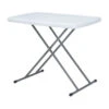 Blow Moulded Adjustable Height Table - 75 X 50cm