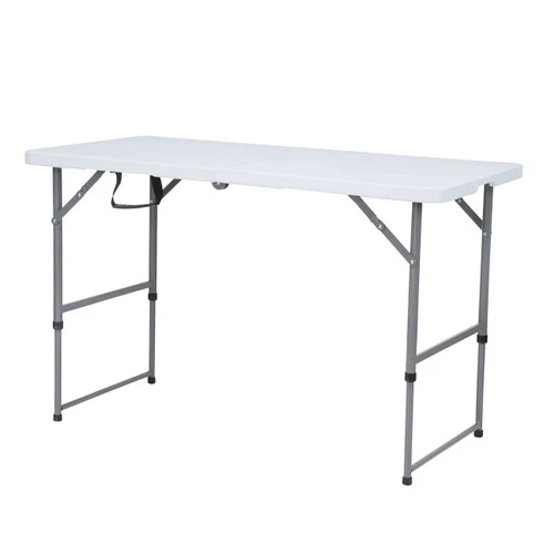 Blow Moulded Folding Table 4ft - 122 X 61 X 73cm 3 Blow Moulded Folding Table 4ft - 122 X 61 X 73cm