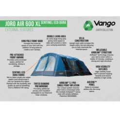 Vango Joro Air 600XL Sentinel Eco Dura Tent Package 25 Vango Joro Air 600XL Sentinel Eco Dura Tent Package -CampLux Sales Shop Joro Air 600XL SED 69615.1691407599