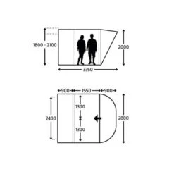 Kampa Sprint AIR Drive-Away Awning -CampLux Sales Shop Kampa Sprint Floorplan 2022 BLK Sprint AIR 94443.1676462875