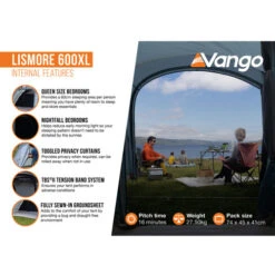 Vango Lismore 600XL Poled Tent Package -CampLux Sales Shop Lismore 600XL Infographic2 94621.1710778535