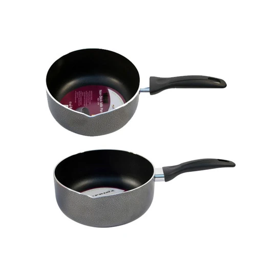 Prima Non-Stick Milk Pans With Forge Marble Effect 3 Prima Non-Stick Milk Pans With Forge Marble Effect