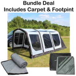 Outdoor Revolution Movelite T4E Low Air Drive-Away Awning - Bundle Deal