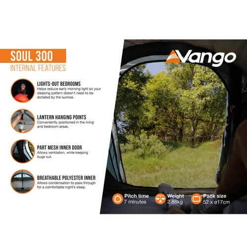 Vango Soul 300 Poled Tent 7 Vango Soul 300 Poled Tent - Image 5