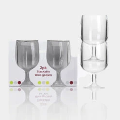 Flamefield Stackable Wine Goblets X 2