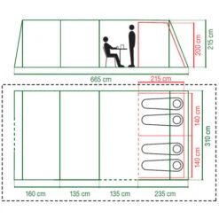 Coleman Weathermaster 4 XL Air Tent -CampLux Sales Shop coleman weathermaster 400xl floorplan 96204.1619447995