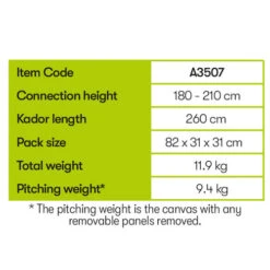 Quest Falcon 300 Poled Drive Away Awning (low) -CampLux Sales Shop driveaway3 65828.1664185535