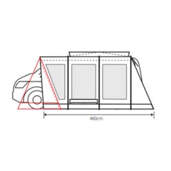 Outdoor Revolution Cayman Zip On Porch Door -CampLux Sales Shop floor 86181.1678900465