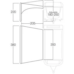 Vango AirBeam Sky Canopy For Caravan & Motorhomes 3.5M -CampLux Sales Shop vango 2020 awnings floorplan sky canopy airbeam 3 06895.1644409317